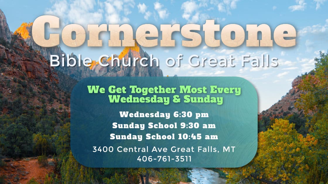 home - Cornerstone Bible Church of Great Falls